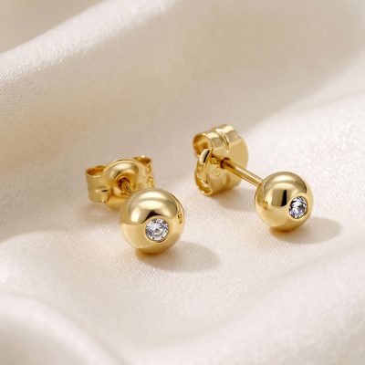 5MMBSLD – 9Y 5mm Ball Studs with 2mm Lab Diamond