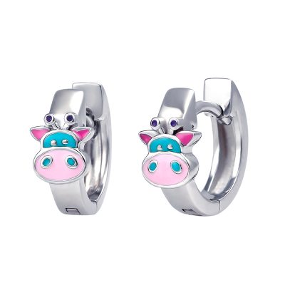 HUG925 – S/S Enamel Cow Huggies