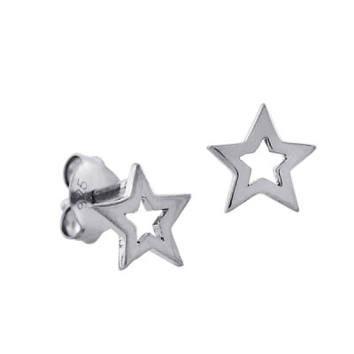 SE691 – S/S Cut Out Star Studs